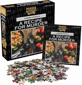 Bepuzzled Classic Mystery Recipe For Murder Jigsaw Puzzle by University Games |Comes with Murder Mystery and Jigsaw Puzzle | 1,000 Piece Jigsaw | For Ages 12 Years and Up