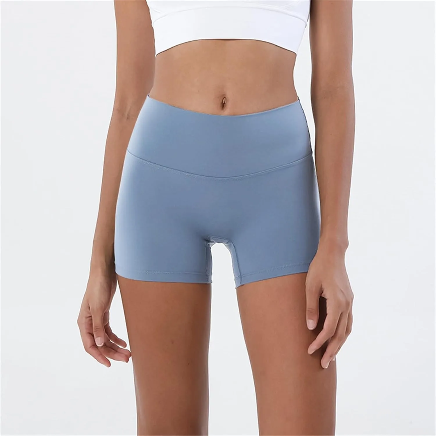 Biker Shorts Women Women Butt Lifting Shorts Pockets High Waisted Biker Anti Cellulite Up Workout Gym Shorts