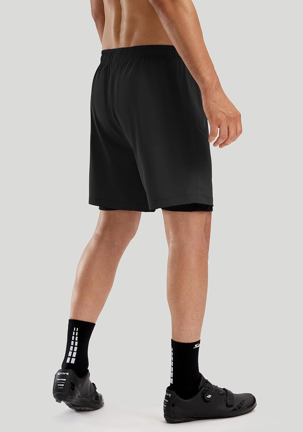 Bikewa Men's Mountain Bike Shorts 3D Padded Loose-fit Riding Biking Cycling Bicycle Biker Shorts for Men Zipper Pockets
