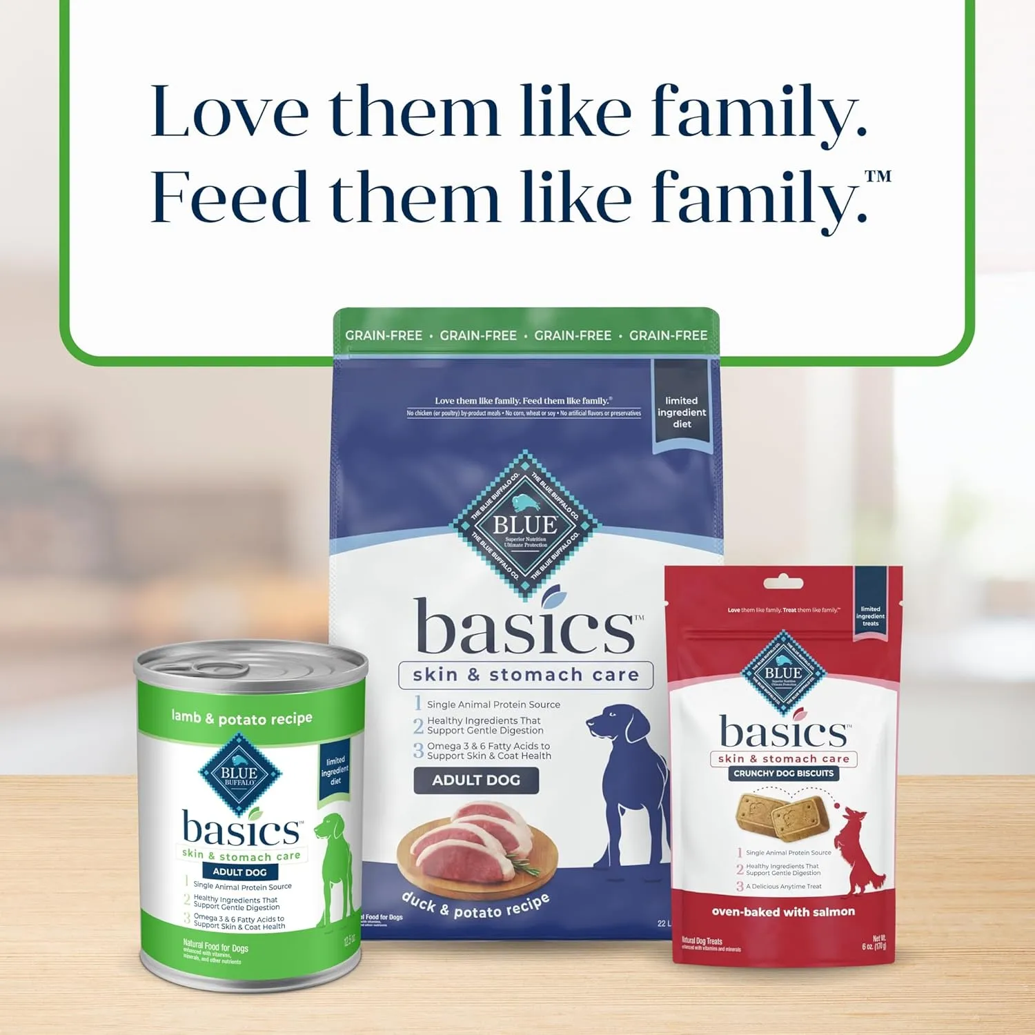 Blue Buffalo Basics Grain-Free Adult Wet Dog Food, Skin & Stomach Care, Limited Ingredient Diet, Lamb Recipe, 12.5-oz. Can, 12 Count