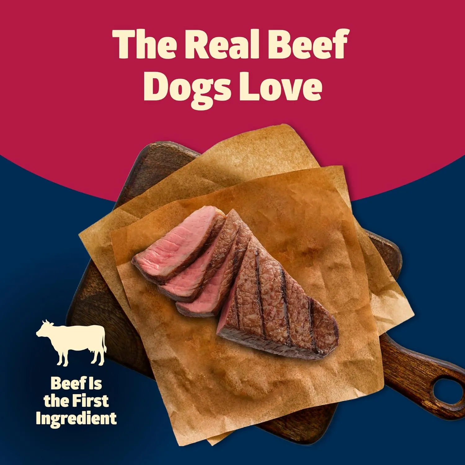 Blue Buffalo Freedom Grain-Free Dry Dog Food, Complete & Balanced Nutrition for Adult Dogs, Made in the USA With Natural Ingredients, Beef & Potatoes, 24-lb Bag