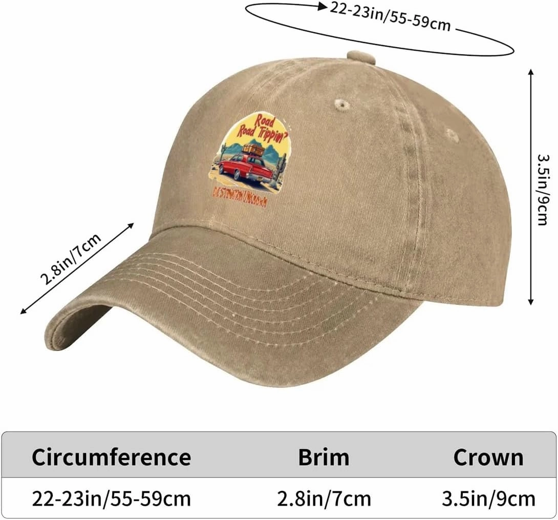 Blue Vintage Monster Truck Vintage Denim hat Baseball Cap Men Women Peak Cap Outdoor Dad Hat