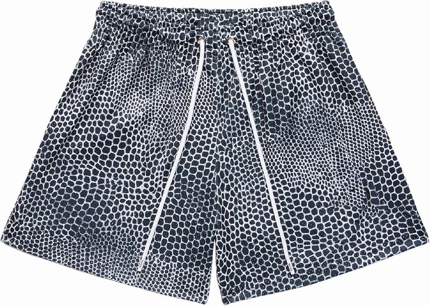 BOOMLEMON Mens Mesh Graphic Print Shorts Summer Basketball Running Shorts Retro Casual Cool Streetwear Short Pants