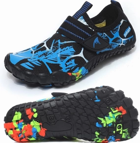 Boys Girls Water Shoes Kids Lightweight Aqua Socks Barefoot Quick Dry Hiking Walking Sneakers Slip On Sandals for Beach Pool Swim (Little Kid/Big Kid)