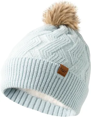 Britt's Knits Womens Stylish Warm Knit Mainstay Plush-Lined Pom Pom Cold Weather Hat
