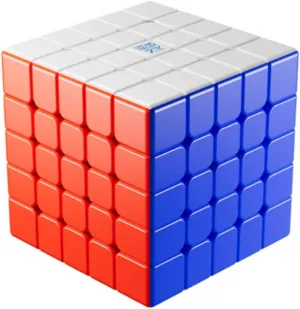 Bukefuno MoYu Aochuang V6 DoubleTrack UV 5x5 Magic Cube Puzzle Magnetic moyu Aochuang WRM V6 112 Magnets, 2Track UV Magic Cloth Stickerless 5x5x5 Cube Speed