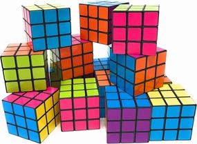 Bulk 24 Pack Speed Magic Puzzle Cubes