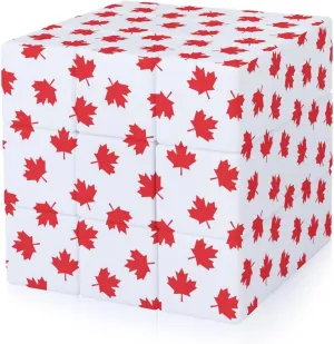 Canada Maple Leaf Adults 3x3x3 Color-Matching Smooth Fully Printed Cube Gift