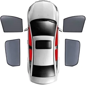 Car Side Window Sunshades for Mazda BIANTE, Sun Protection Sunshade Removable Car Sun Shade Set Window Screens Car Accessories,F Set of 4