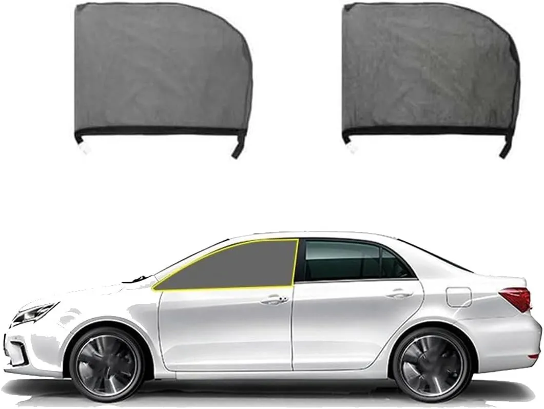 Car Window Shades for Buick Excelle GT 2014-2024, Mesh Car Window Sun Blocker Durable Breathable Front Rear Side Sun Shield Accessories,B/Rear-Window
