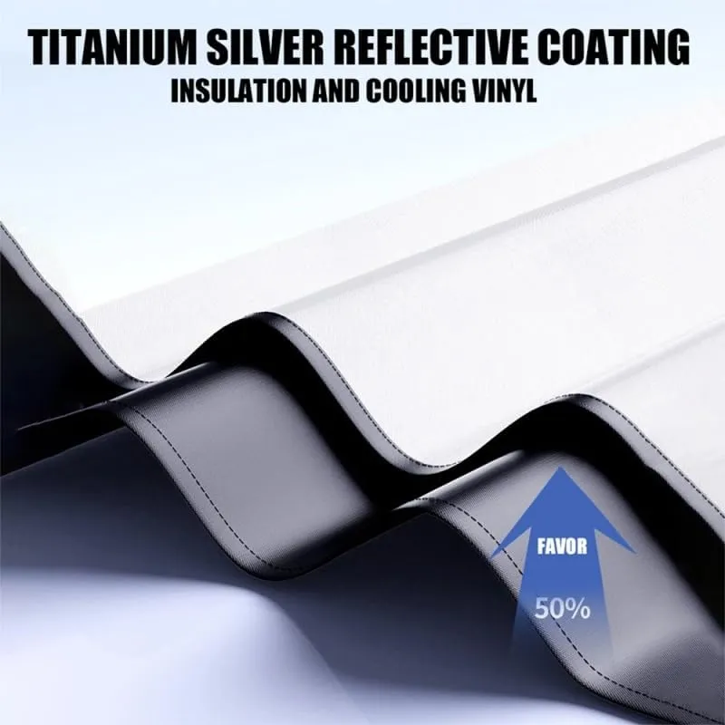 Car Windshield Sunshade for Mitsubishi Colt 3-Door 2008-2012, Block UV Rays Sun Visor Protector, Front Window Sunshades, Windscreen Sunshade,B 145CM
