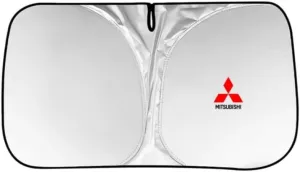 Car Windshield Sunshade for Mitsubishi Eclipse Spyder 2009-2011, Block UV Rays Sun Visor Protector, Front Window Sunshades, Windscreen Sunshade,B 145CM