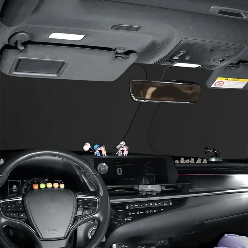 Car Windshield Sunshade for Mitsubishi Triton Single Cab 2023, Block UV Rays Sun Visor Protector, Front Window Sunshades, Windscreen Sunshade,A 140CM