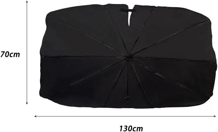 Car Windshield Sunshade Umbrella for Maxus e-Deliver 3/e-Deliver 5/e-Terron 9/Euniq 5/Euniq 6/Euniq 7,Foldable Car Windshield Sun Shade Cover UV Protection Prevent Scratching,70cm X 130cm