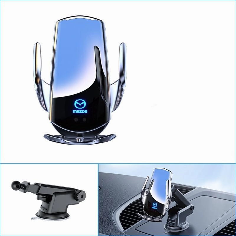 Car Phone Holder Mount for Mazda Biante 2008-2018, Car Phone Mount 360° Rotation Phone Stand Automobile Phone Cradle for Dashboard/Windscreen/Air Vent, Car Accessories,B