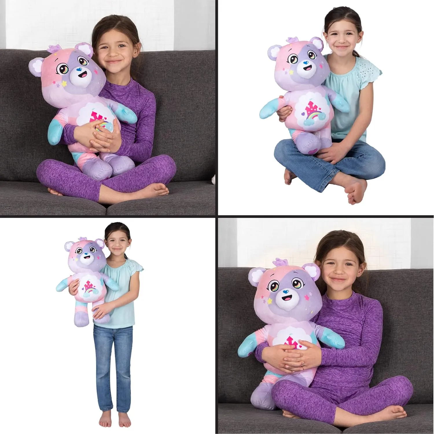 Care Bears Kids Bedding Super Soft Plush Cuddle Pillow Buddy, One Size, By Franco