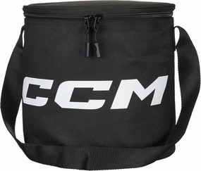 CCM Hockey Puck Bag, Black - Holds up to 50 pucks