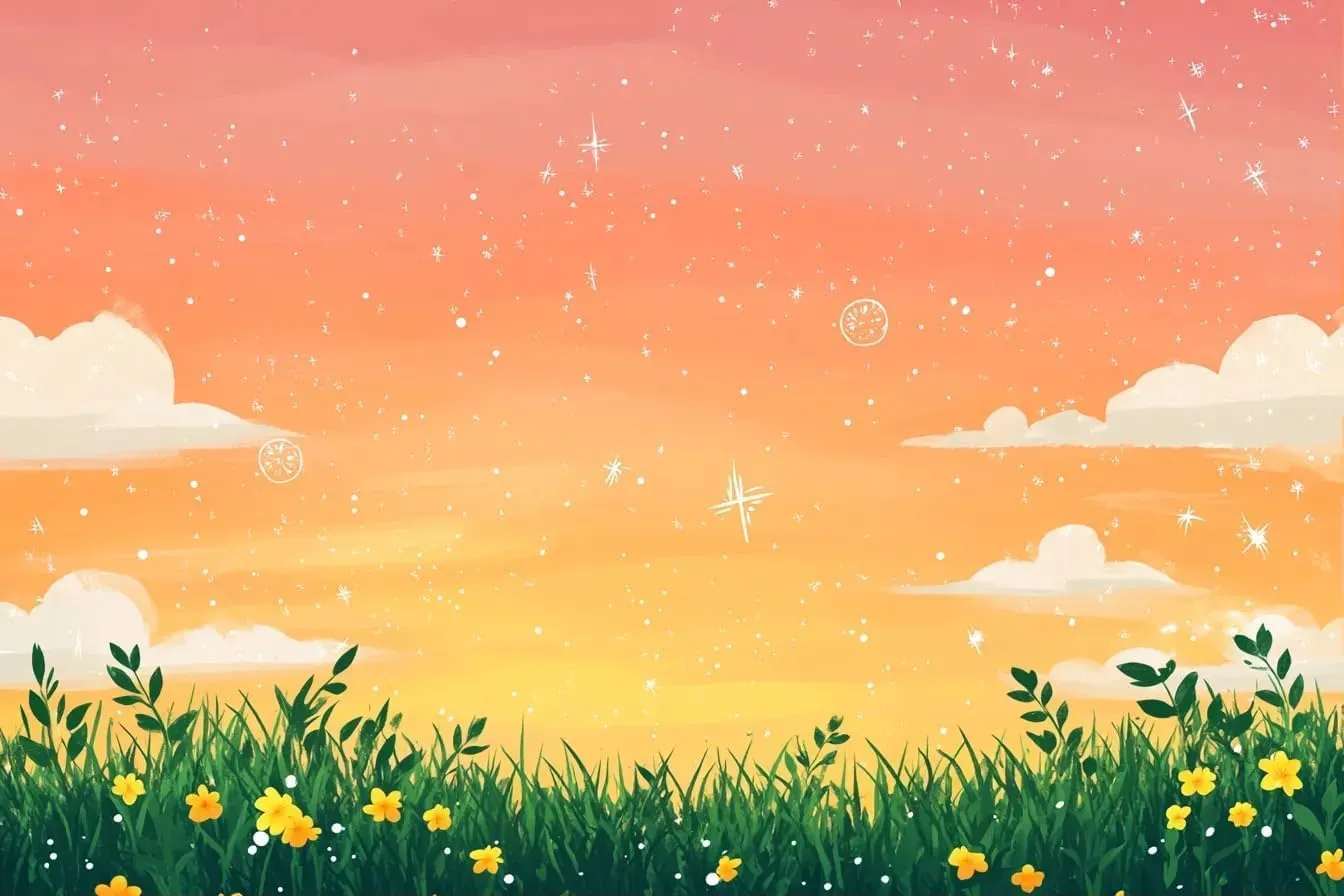 Challenging Puzzles 500 Pieces of Adult Puzzle Orange Sky White Clouds and Grassland Landscape Gift Couple Family Suitable for Home Decoration