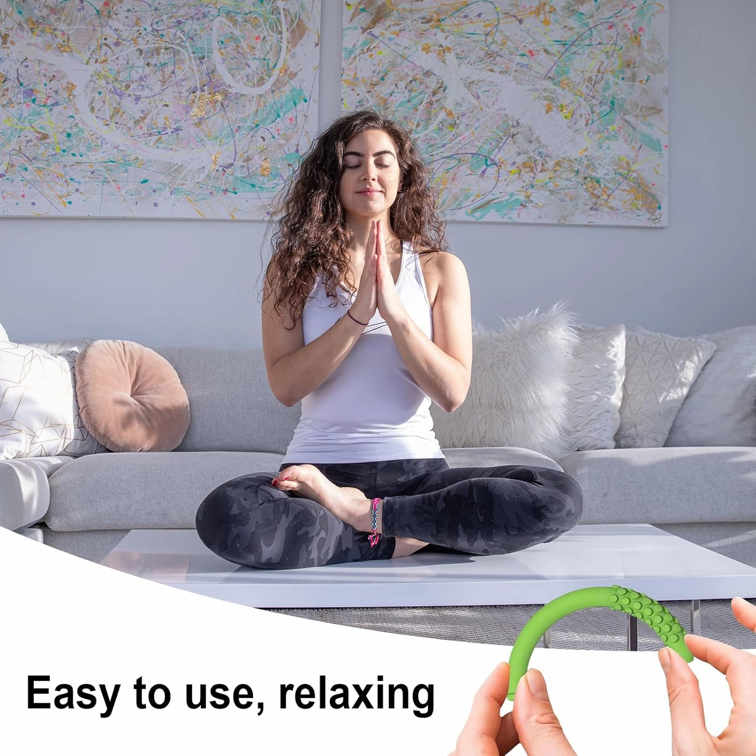 Chewable Breather Quit, Chewable Essential Oil Breath Stick with Essential Oil for Aromatherapy, Can Taken Anywhere Focus Clear Respiratory (Green*6)