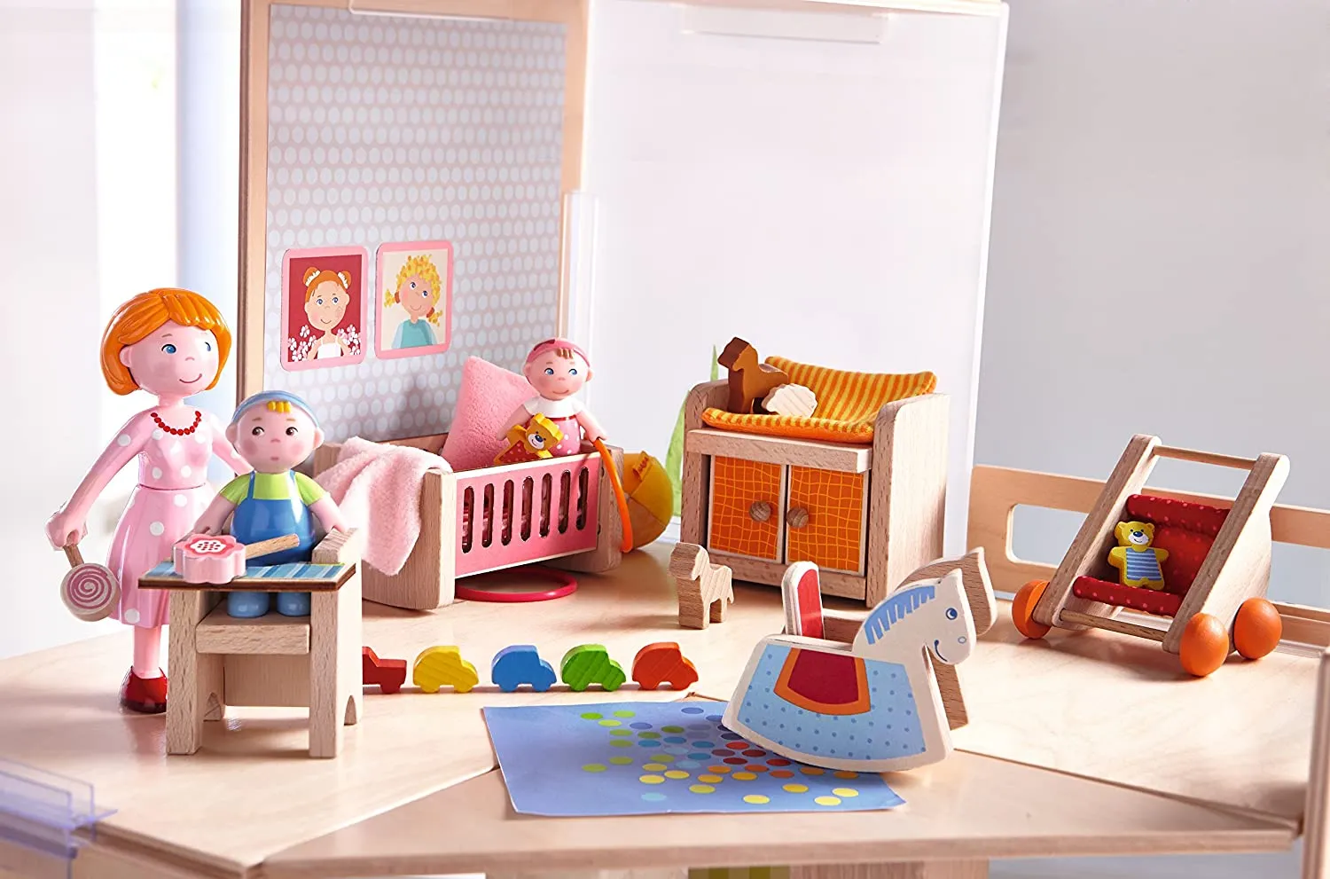 Children's Nursery Room Dollhouse Furniture (Little Friends)