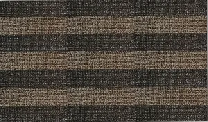 CLEAN MACHINE 10376916 Astroturf Dirt Trapper Doormat, 35.5" x 59.5", Patio Stripe Desert Taupe