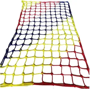 Colorful Rope Netting Heavy Duty Rock Climbing Net Climb Netting Playground Kids Rope Mesh Outdoor Ladder Swingset Cargo Wall Safety Nets Climbing Net for Kids Outdoor dia 8mm/0.026ft ( Color : 8X8cm