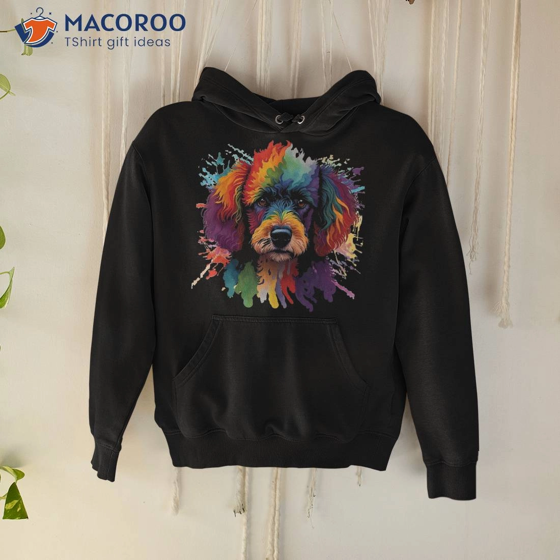 Colorful Poodle Pop Art - Dog Lover Pet Breeder Canine Shirt