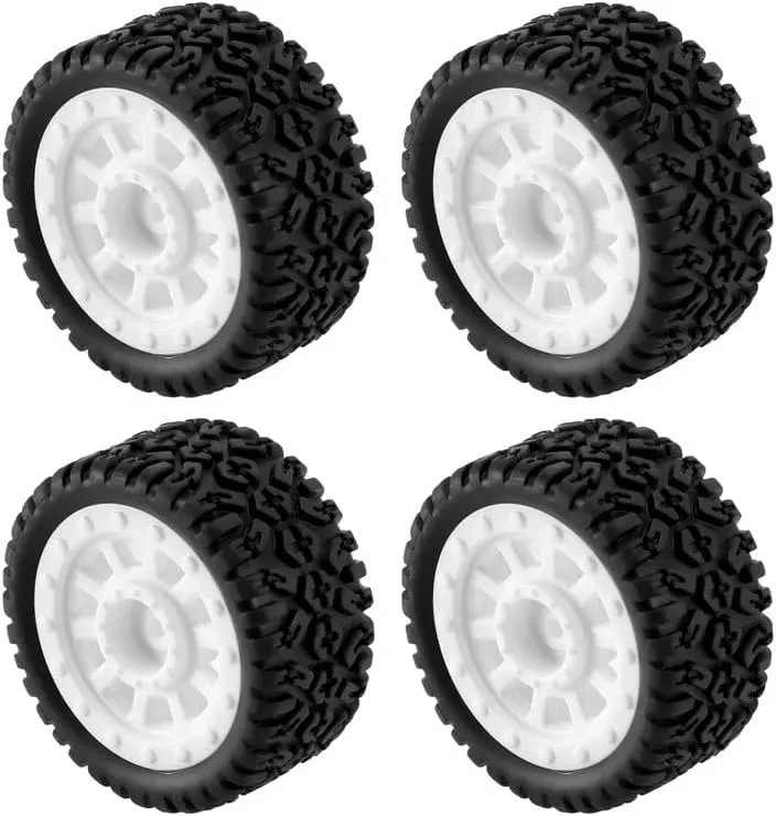 Compatible with SG 1603 SG 1604 SG1603 SG1604 1/16 RC Car Spare Parts Upgrade Accessories 4Pcs RC Car Wheel Tires Tyres RC Car Tires RC Wheel Tires