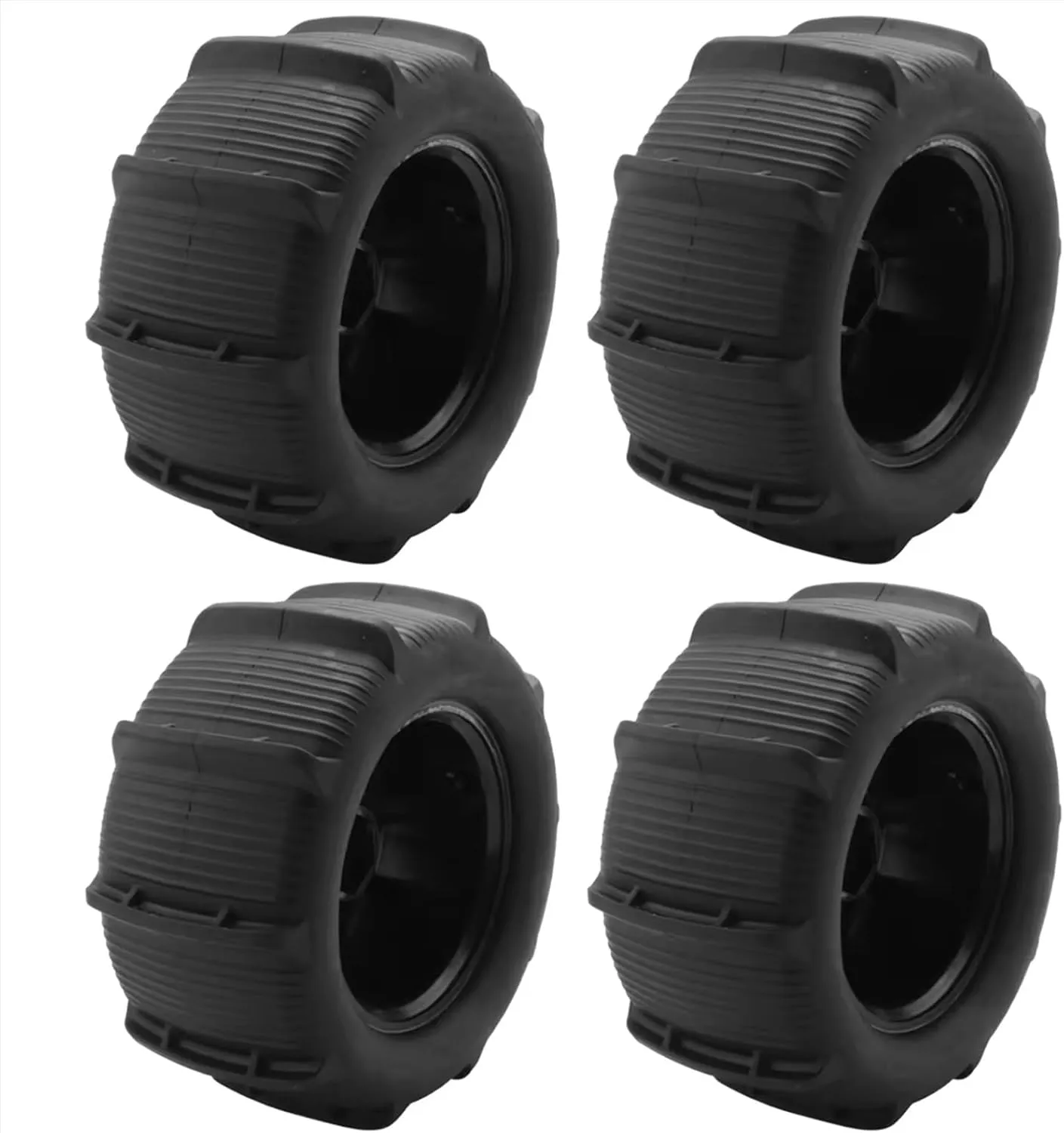 Compatible with Wltoys 144001 124019 12428 104001 for Haiboxing 16889 SG1601 4Pcs 80mm Snow Sand Tires Tyre Wheel RC Car Upgrade Parts RC Wheel Tires