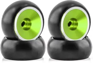 Compatible with Wltoys 284131 K969 K989 for Kyosho for Mini-Z Hard Plastic Drift Tire Tyre Metal Wheel Rim 1/28 RC Car Upgrades Parts RC Wheel Tires