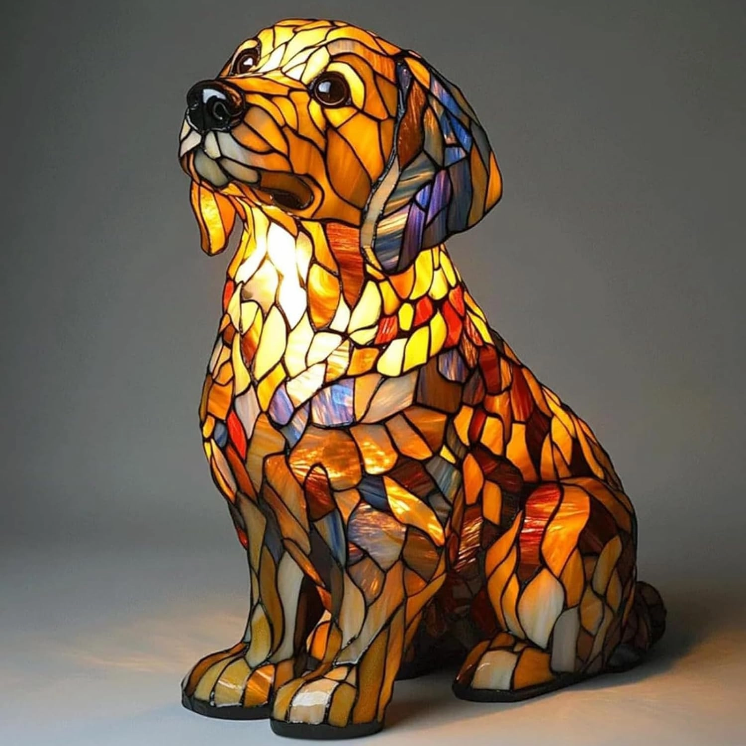Corgi Lamp, French Bulldog Lamp, Dachshund Lamps, Pug Lamps, Dog Series Art Night Light, Cute Pet Dogs Themed LED Table Lamps with Warm Ambient Glow, Fun Gift for Dog Lovers (Corgi A)