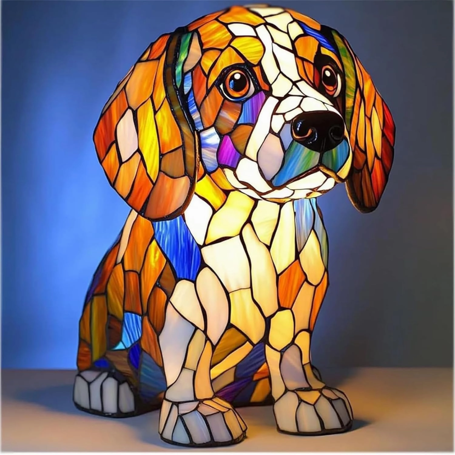 Corgi Lamp, French Bulldog Lamp, Dachshund Lamps, Pug Lamps, Dog Series Art Night Light, Cute Pet Dogs Themed LED Table Lamps with Warm Ambient Glow, Fun Gift for Dog Lovers (Corgi A)