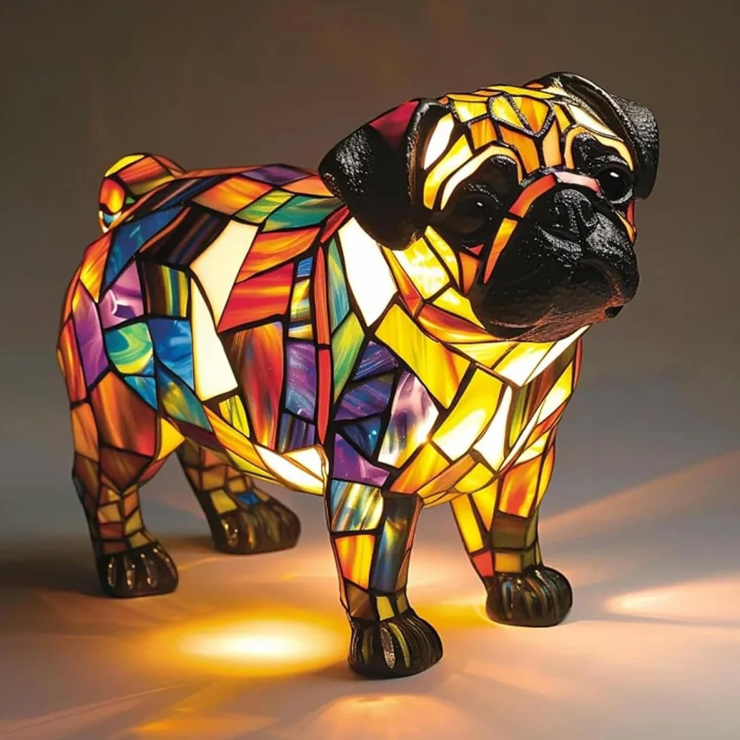 Corgi Lamp, French Bulldog Lamp, Dachshund Lamps, Pug Lamps, Dog Series Art Night Light, Cute Pet Dogs Themed LED Table Lamps with Warm Ambient Glow, Fun Gift for Dog Lovers (Corgi A)