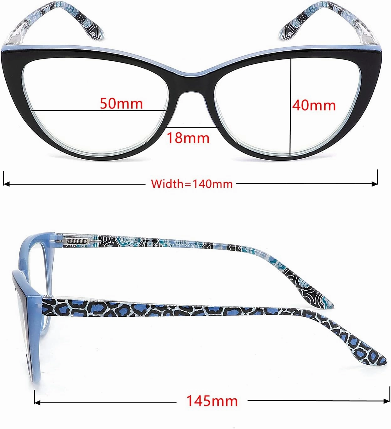 CRGATV Reading Glasses 3 Pack Blue Light Blocking Computer Readers for Women Stylish Cat Eye Design Anti Eyestrain & Glare  1.5 Strength