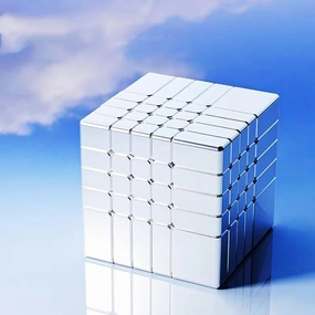 Cuberspeed diansheng 5x5 Speed Cube M (Silver M)