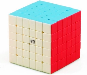 CuberSpeed Qiyi 6x6 Cube Speed Cube Qifan S2 6x6 Stickerless Bright Magic Cube 6x6x6 Color Speed Cube