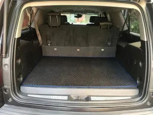 Custom Fit Cargo Trunk Mat for Chevrolet Suburban/GMC Yukon XL 2021—2025 - Odor-Resistant Boot Liner Tray (Blue)