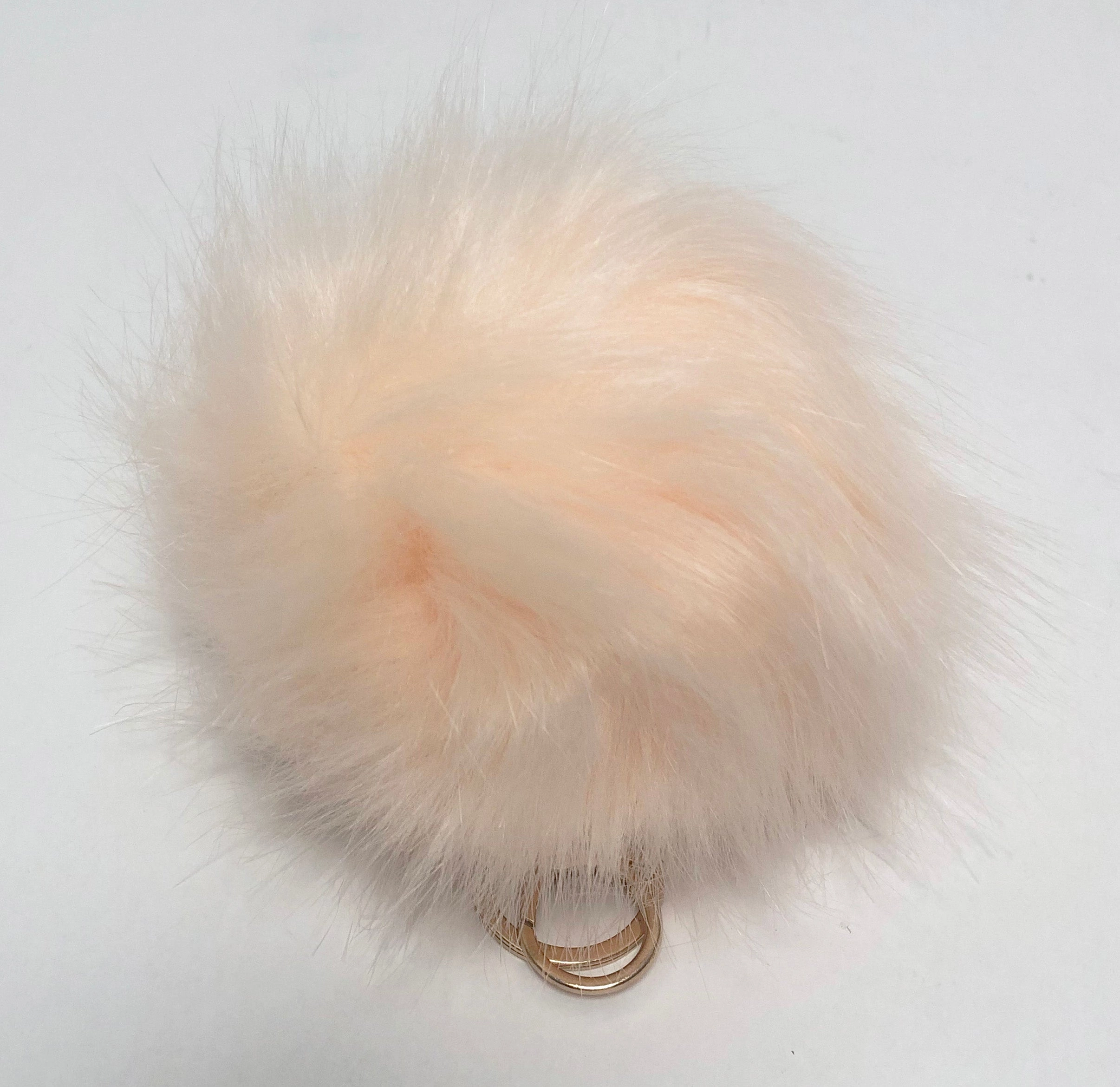 Cute Faux Fur Ball Pompom Keychain City elf Car Ring, Handbag Tote Bag Pendant Purse Charm