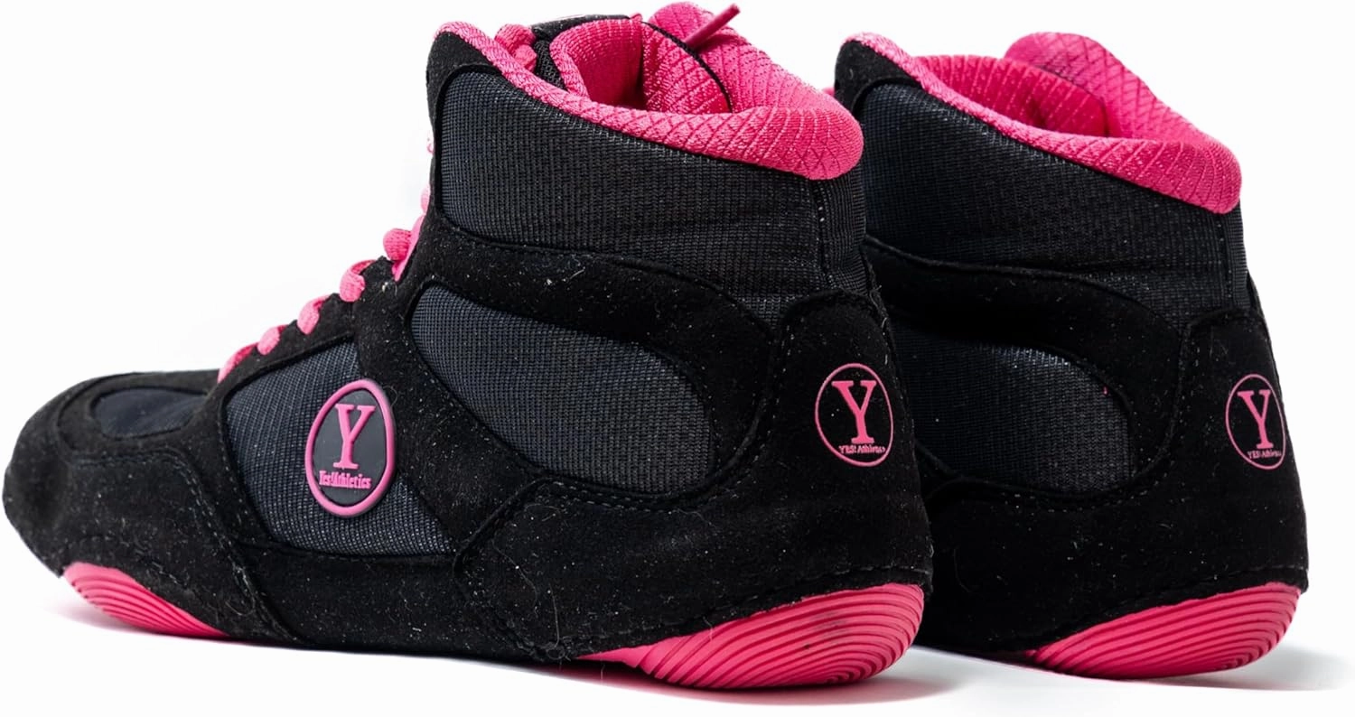 Defiant2 Women’s Wrestling Shoes, 100% Anti-Slip Rubber Sole, Lightweight Boxing Shoes for Women, Durable MMA, Powerlifting, Weightlifting Shoes - Women’s Sizes