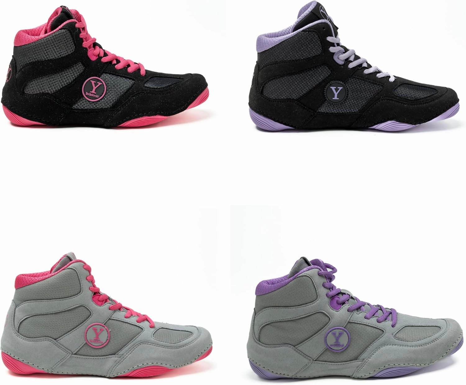 Defiant2 Women’s Wrestling Shoes, 100% Anti-Slip Rubber Sole, Lightweight Boxing Shoes for Women, Durable MMA, Powerlifting, Weightlifting Shoes - Women’s Sizes
