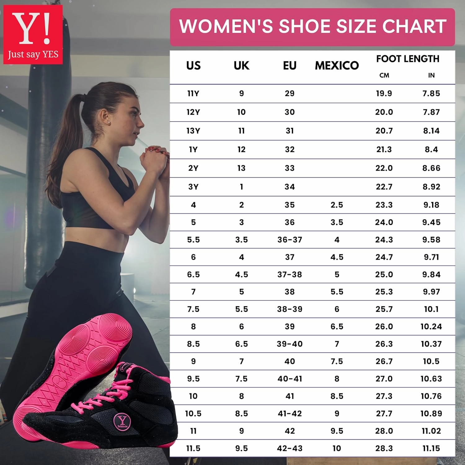 Defiant2 Women’s Wrestling Shoes, 100% Anti-Slip Rubber Sole, Lightweight Boxing Shoes for Women, Durable MMA, Powerlifting, Weightlifting Shoes - Women’s Sizes