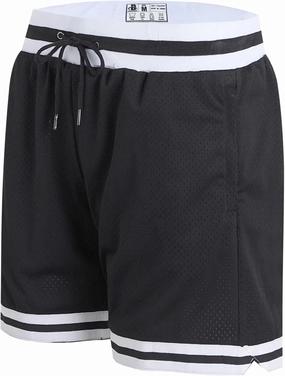 DEHANER Men's Basketball Shorts with Zip Pockets for Workout Gym Sports, Featuring Breathable Mesh Fabric