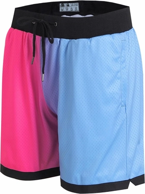 DEHANER Men's Basketball Shorts with Zip Pockets for Workout Gym Sports, Featuring Breathable Mesh Fabric