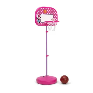 Delta Children Disney Minnie Mouse Basketball Hoop Set for Kids, Pink