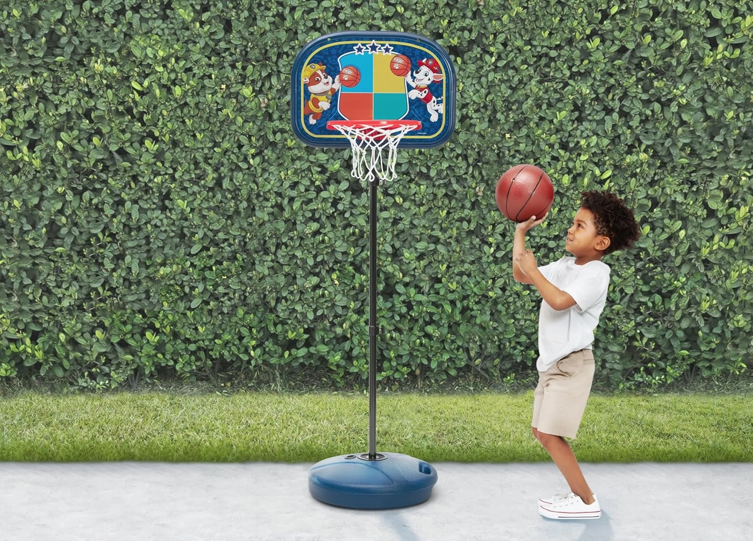 Delta Children PAW Patrol Basketball Hoop Set for Kids, Blue