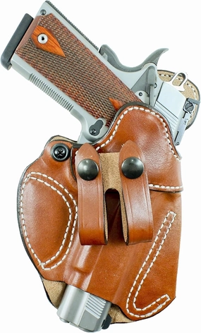 DeSantis Cozy Partner Gun Holster - Holster IWB, Conceal Carry Holster, Compact, Compatible with Standard 1911 models 4-5"" from COLT, S&W, SIG SAUER, Ruger, Kimber, Springfield - Right Hand Draw, Tan
