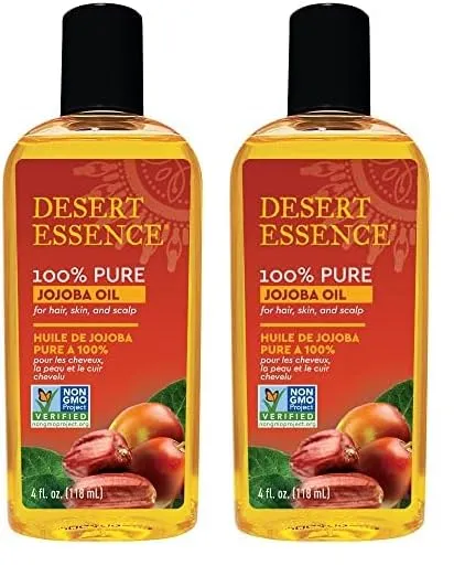 Desert Essence 100% Pure Jojoba Oil - 4 fl oz (Pack of 2)