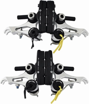 Dia Compe CR-X Cantilever Brake Set Cyclocross (Front & Rear), Silver, DP2564