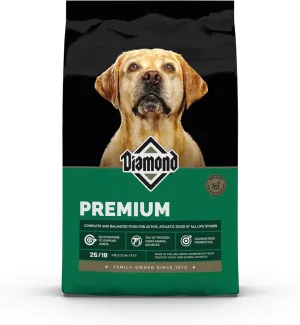 Diamond Premium Complete and Balanced Dry Dog Food for a Working or Show Dog 40lb