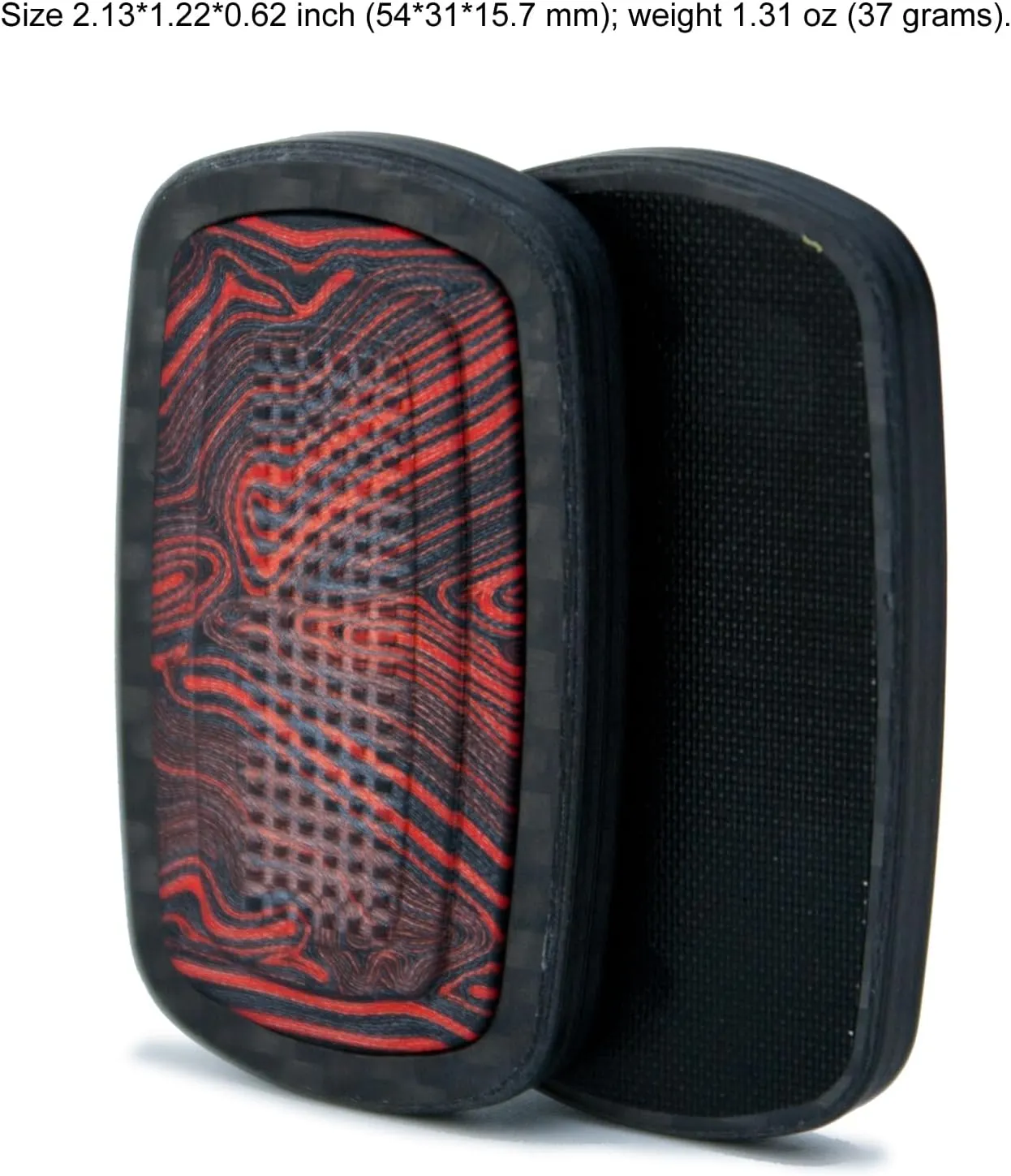 DjuiinoStar Silent Fidget Slider (Carbon Fiber   Glass Fiber), CNC Machined Free-Floating Push Slider, Addictive Magnetic Toy, Help to Relieve Stress, Best Gift for Fidget Fans DFS-49